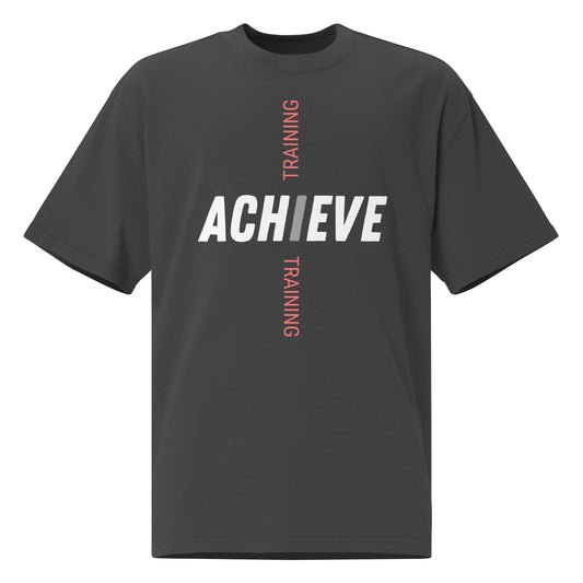 Achieve Training - Oversized faded t-shirt